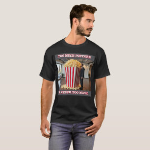 Popcorn Anyone men black T-shirt