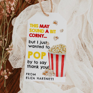 Popcorn Appreciation Gift Tag