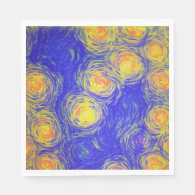 Popcorn Art Napkin (Front)