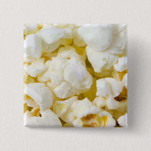 Popcorn Background 15 Cm Square Badge (Front)