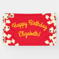 Popcorn Birthday Party Movie Theatre