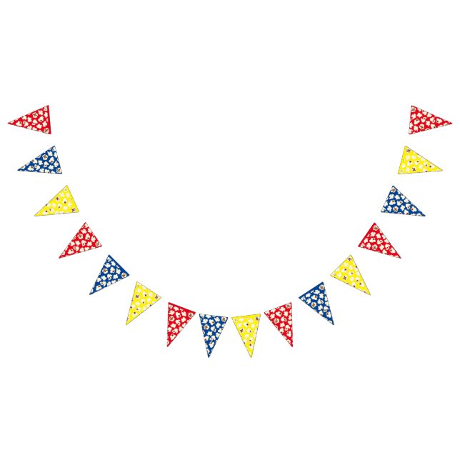 Popcorn Birthday Party Movie Theatre Bunting (All)