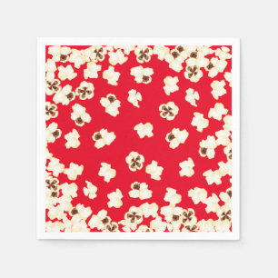 Popcorn Birthday Party Movie Theatre Napkin
