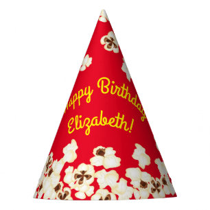 Popcorn Birthday Party Movie Theatre Party Hat