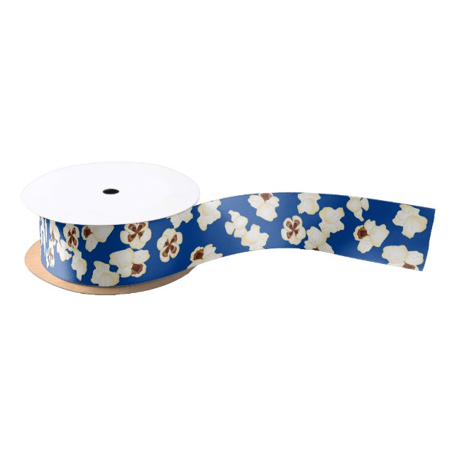 Popcorn Birthday Party Movie Theatre Satin Ribbon (Spool)