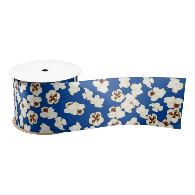 Popcorn Birthday Party Movie Theatre Satin Ribbon (Spool)
