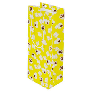 Popcorn Birthday Party Movie Theatre Wine Gift Bag