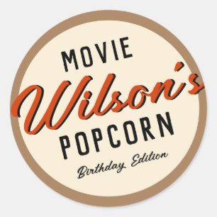 Popcorn Box Stickers