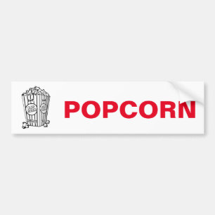 POPCORN BUMPER STICKER