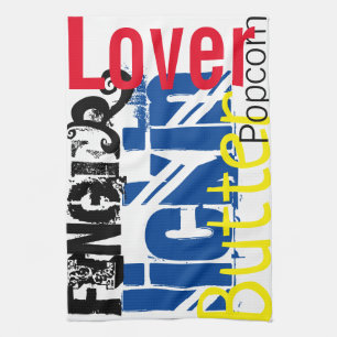 Popcorn Butter Movie Night Towel