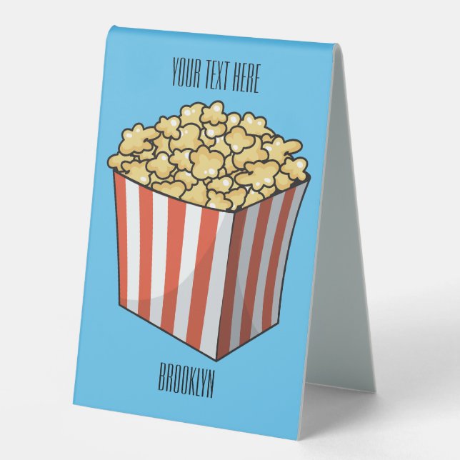 Popcorn cartoon illustration  (Front)