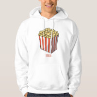 Popcorn cartoon illustration 