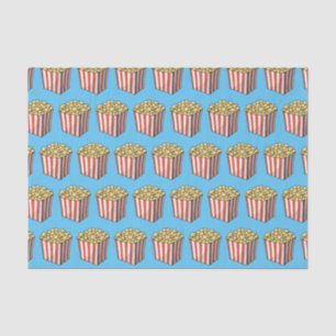 Popcorn cartoon illustration  tissue paper
