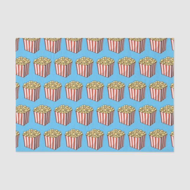Popcorn cartoon illustration  tissue paper (Front)