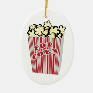 Popcorn Ceramic Tree Decoration