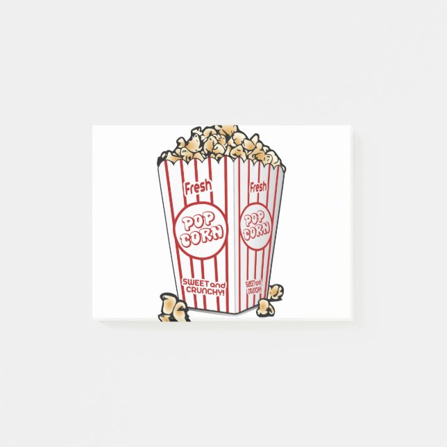 popcorn cinema post-it notes (Front)