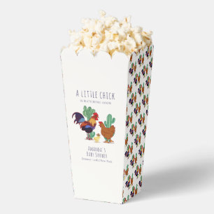 Popcorn Cowboy Cactus Rooster Chicken Baby Shower Favour Box