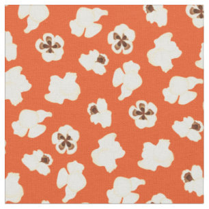 Popcorn Cute Movie Theatre Fabric