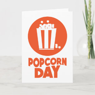 Popcorn Day - Appreciation Day Card