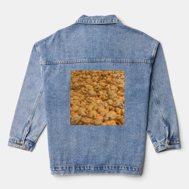 Popcorn Denim Jacket (Back)