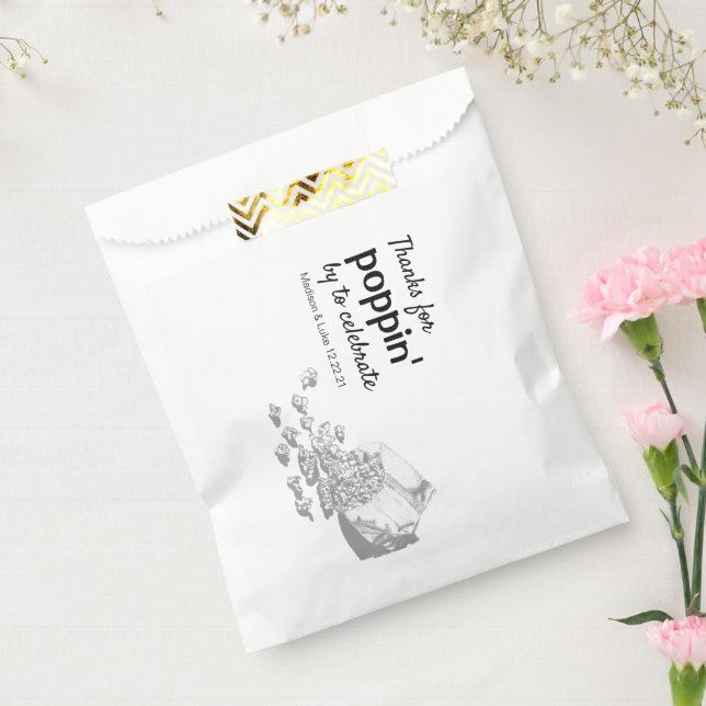 Popcorn Favour Bags (Sealed)