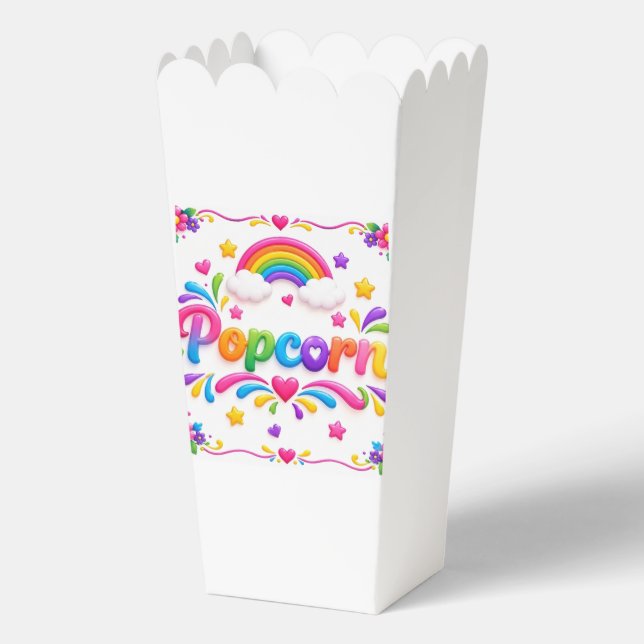 Popcorn  favour box (Front)