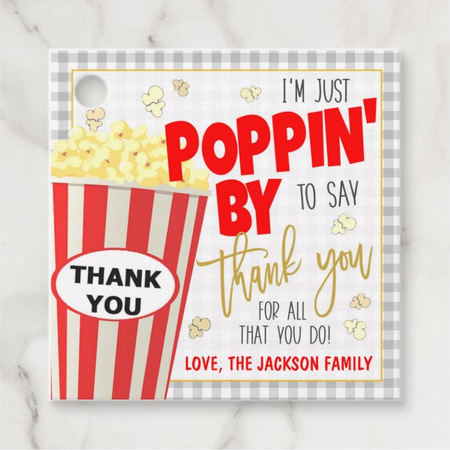 Popcorn Gift Tag (Front)