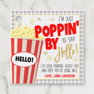 Popcorn Gift Tag