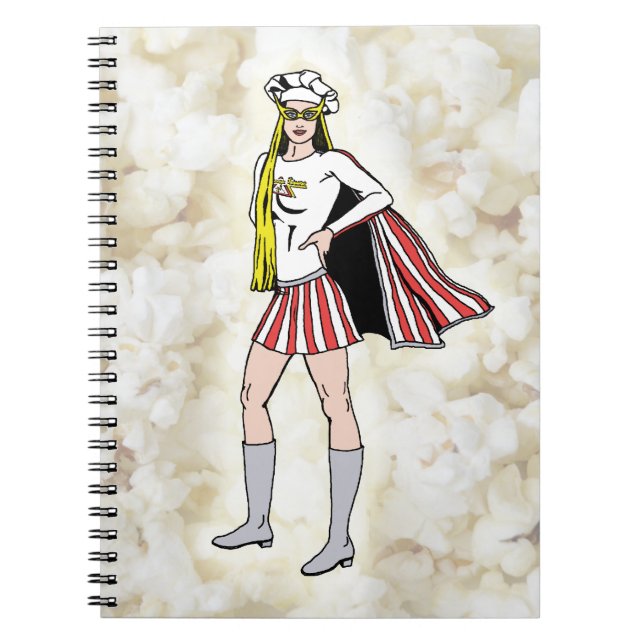 Popcorn Girl Notebook (Front)