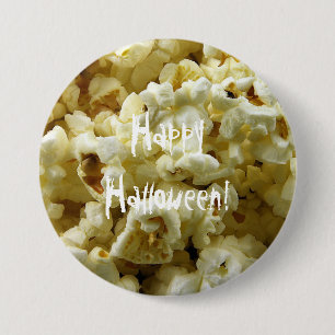 popcorn Halloween 7.5 Cm Round Badge