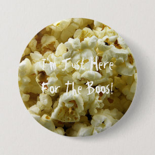 popcorn Halloween 7.5 Cm Round Badge