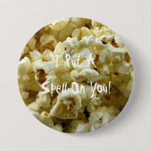 popcorn Halloween 7.5 Cm Round Badge