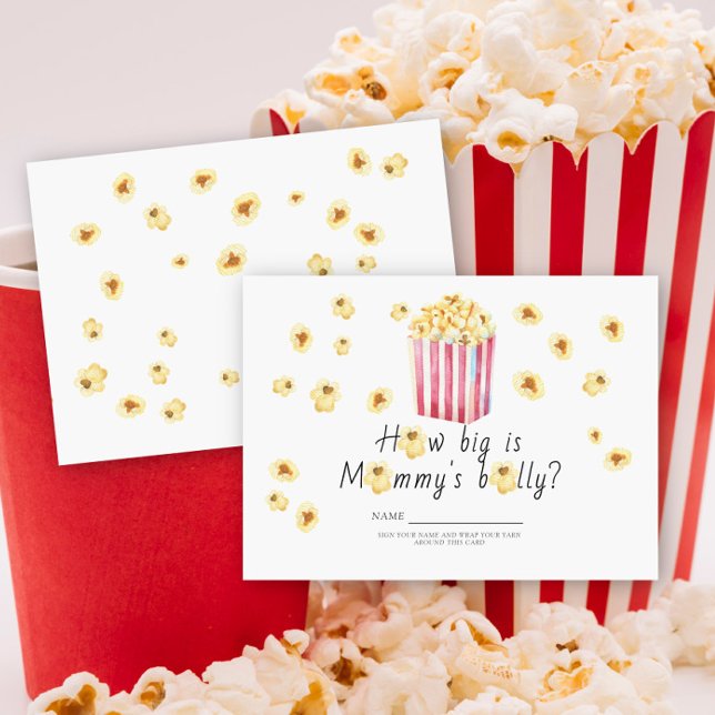 Popcorn How big is mummy's belly game Enclosure Card (Creator Uploaded)
