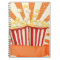 Popcorn in cups with banner