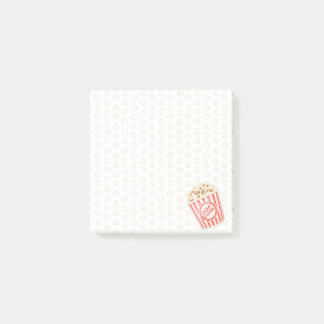 Popcorn Junk Food Pattern Post-it Notes
