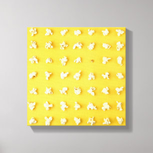 Popcorn Kernels Canvas Print