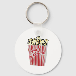 Popcorn Keychain! Key Ring