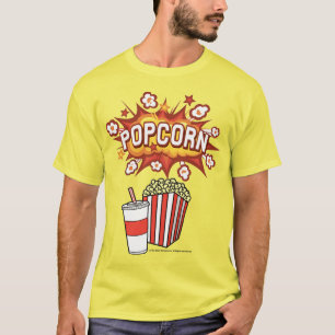 *POPCORN* Logo & Graphics T-Shirt