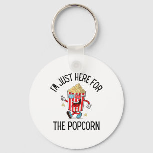 Popcorn Lover Camping Trip Sweet Popcorn Movie Nig Key Ring