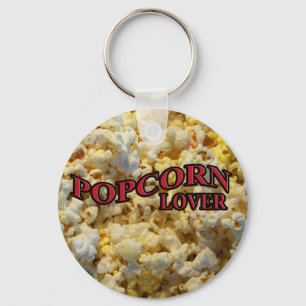 Popcorn Lover Gifts and Apparel Key Ring