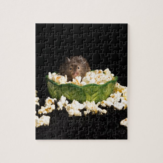 Popcorn lover jigsaw puzzle (Vertical)