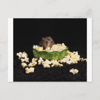 Popcorn lover postcard