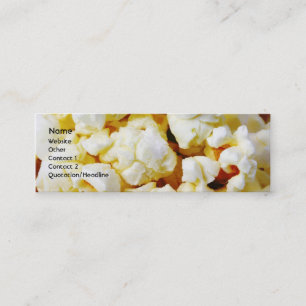 Popcorn Mini Business Card