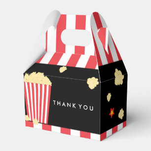 Popcorn Movie Bucket Birthday Party Favour Boxes