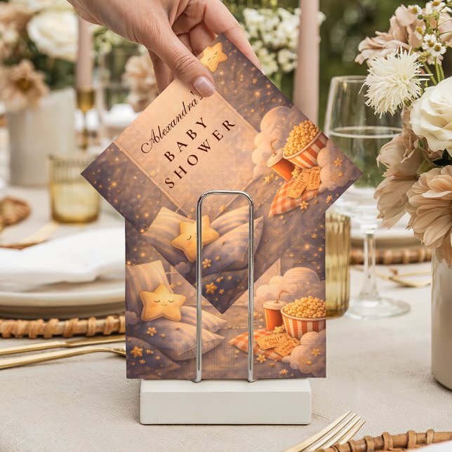 Popcorn Movie Magic Baby Shower Napkin (Creator Uploaded)