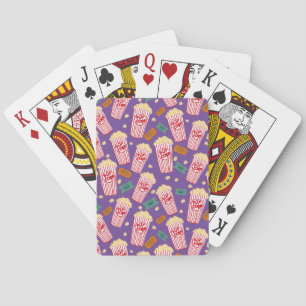 Popcorn Movie Night Cinema Tickets Film TV  Playing Cards