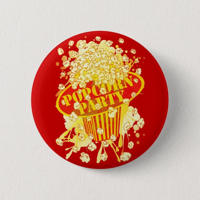 POPCORN_PARTY 6 CM ROUND BADGE (Front)