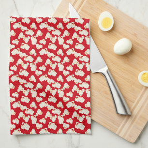 Popcorn pattern fun kitchen towel