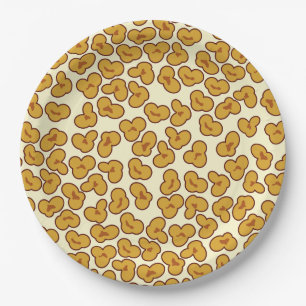 popcorn pattern paper plate