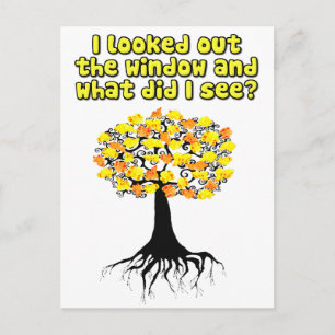 Popcorn Popping On The Apricot Tree Postcard